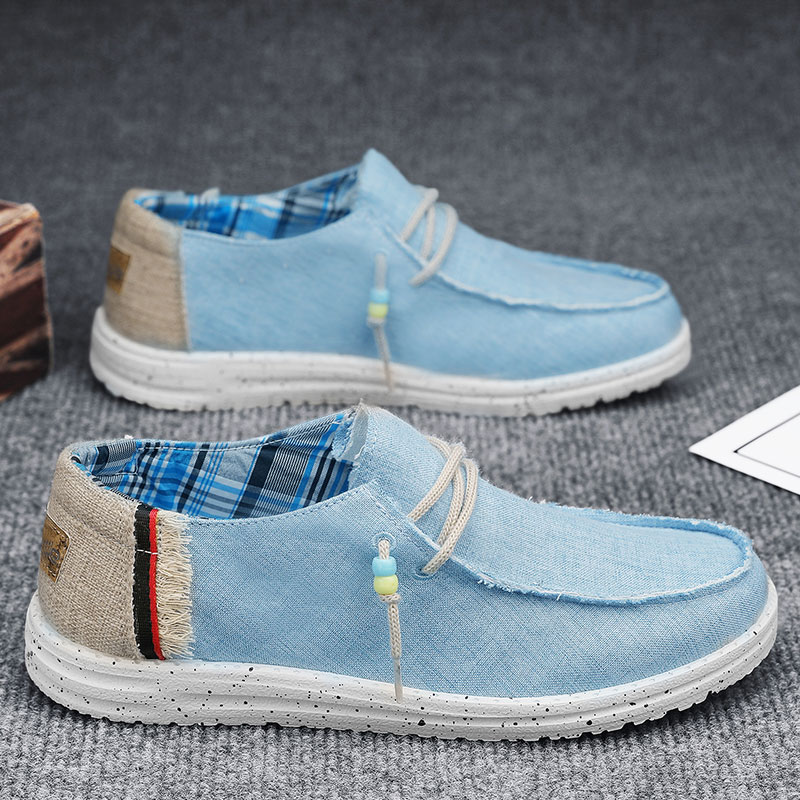 Men'S Shoes Navy Blue - Spring Summer Blue Men's Casual Boat