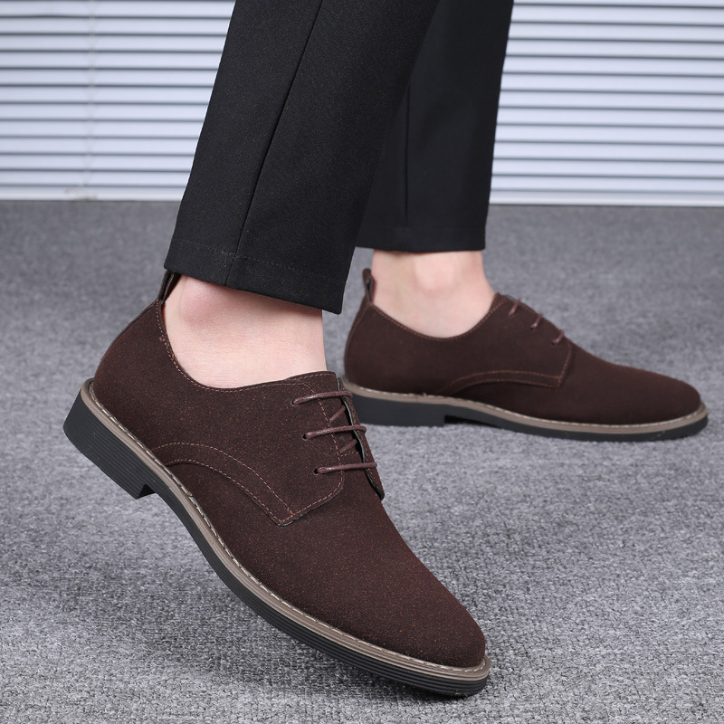 Men'S Shoes Navy Blue - Mens Navy Blue Suede Leather Oxford