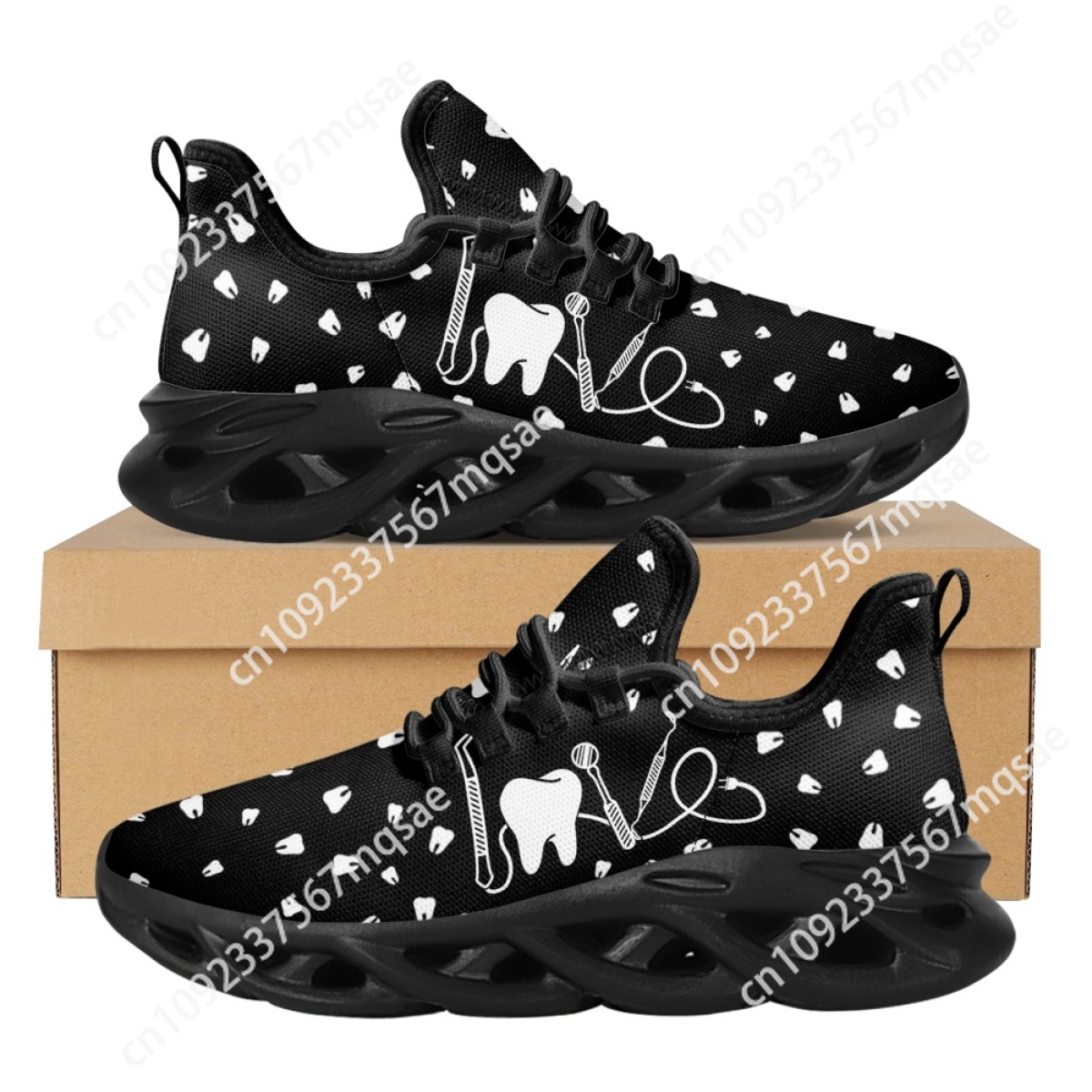 Black and White Teeth Medical  - đánh giá và giá Men'S Shoes Black And White