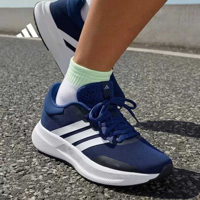 Adidas Navy Blue Three Stripes - đánh giá và giá Men'S Shoes Navy Blue