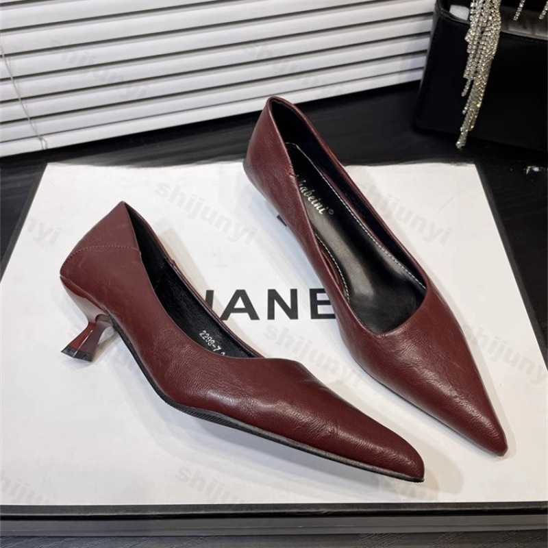 Women's High Heels Patent Leat - đánh giá và giá Dress Shoe Pointed
