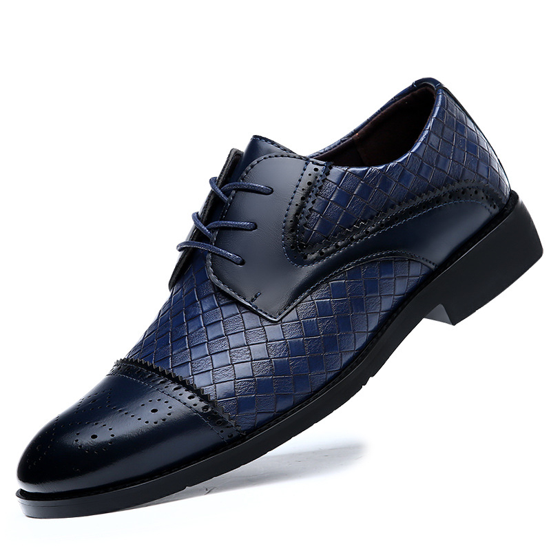 Mens Navy Blue Woven Pattern C - đánh giá và giá Men'S Shoes Navy Blue