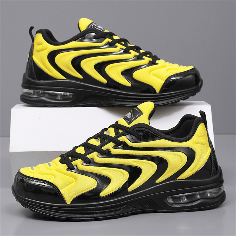 Men Black White Wavy Striped A - đánh giá và giá Men'S Shoes Black And White