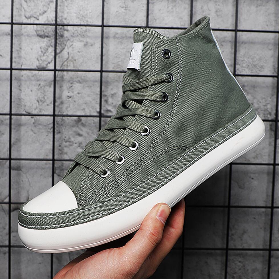 Men's High Top Canvas Shoes Ca - đánh giá và giá Men'S Shoes Black And White