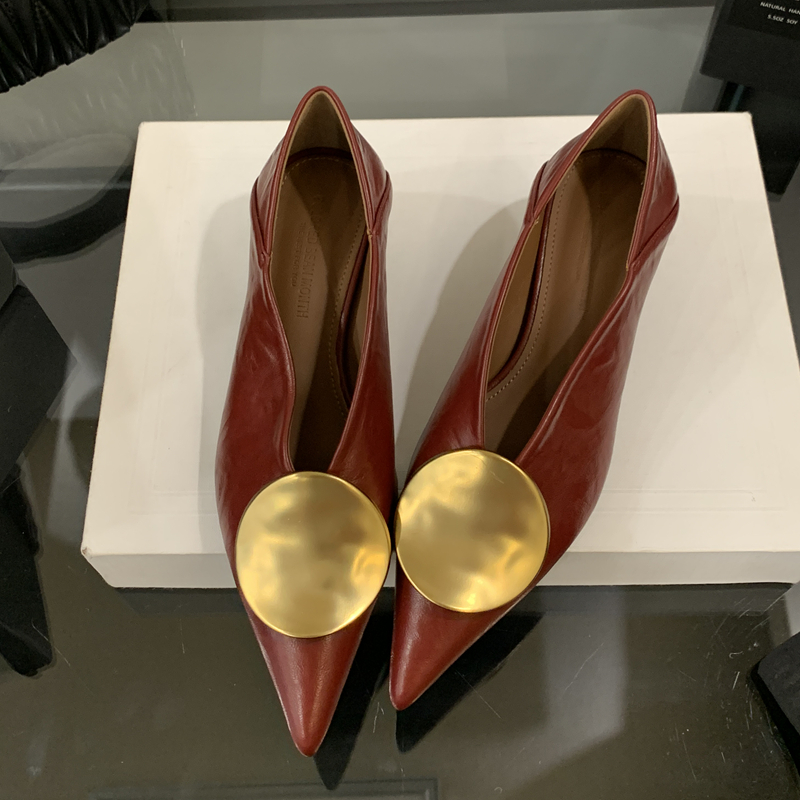 SUOJIALUN 2025 Autumn New Bran - đánh giá và giá Dress Shoe Pointed