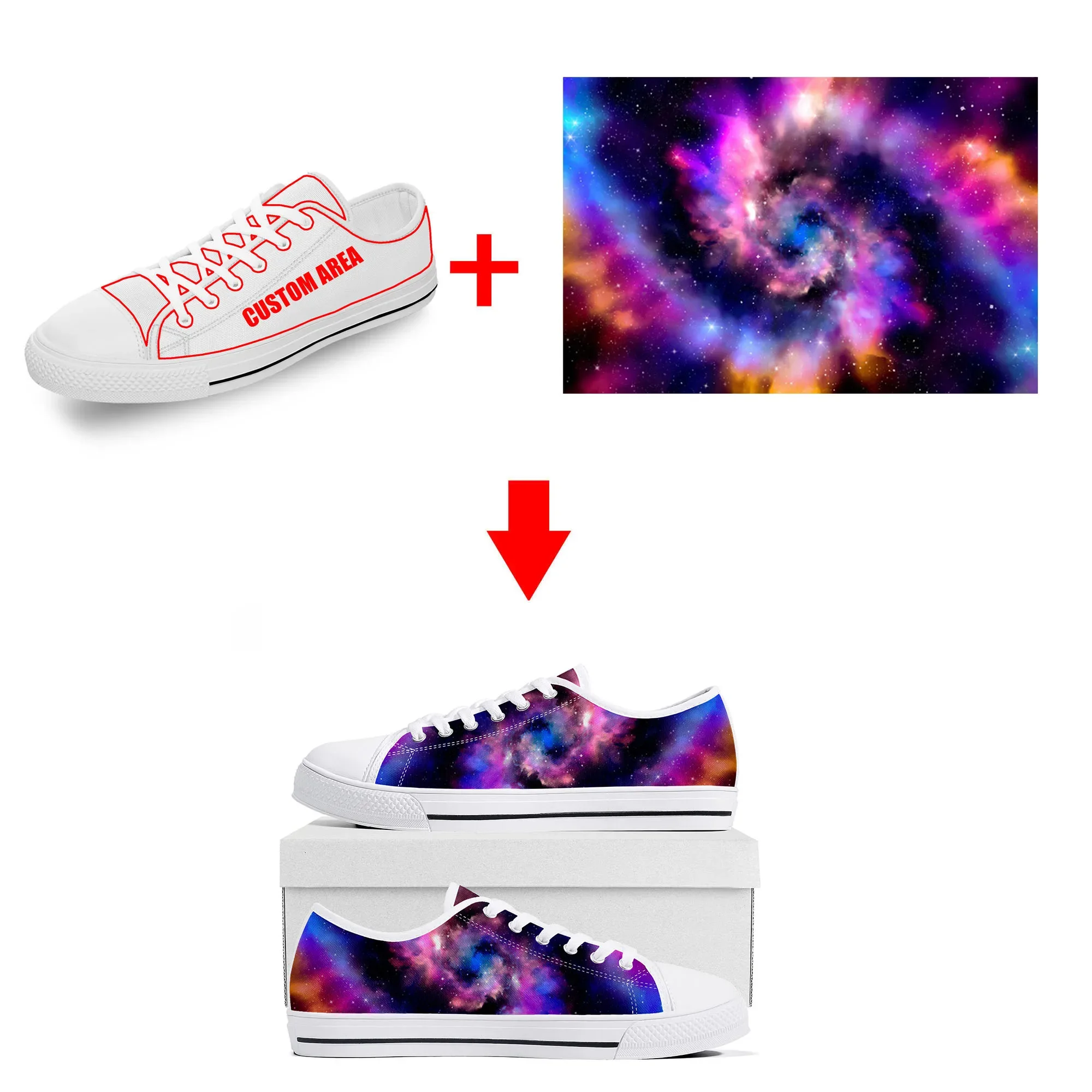 Custom Made Low Top Sneakers W - đánh giá và giá Men'S Shoes Black And White