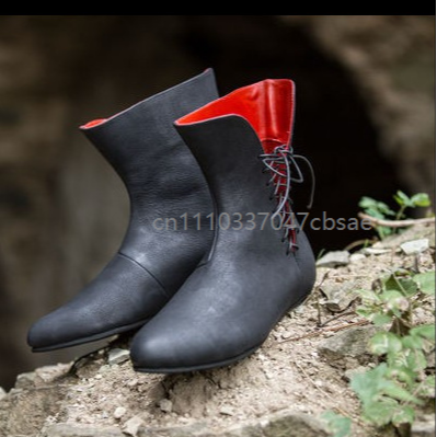 Men Retro Medieval PU Leather  - đánh giá và giá Men'S Shoes Louis Vuitton