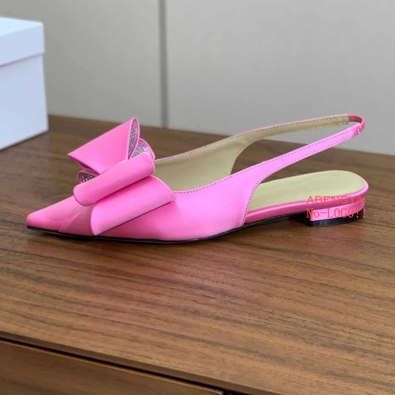 Designer Sexy Silk Pink Low He - đánh giá và giá Dress Shoe Pointed