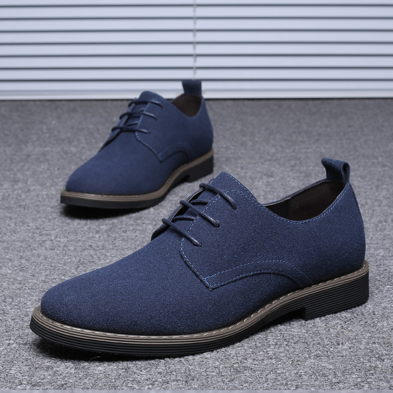Mens Navy Blue Suede Leather O - đánh giá và giá Men'S Shoes Navy Blue