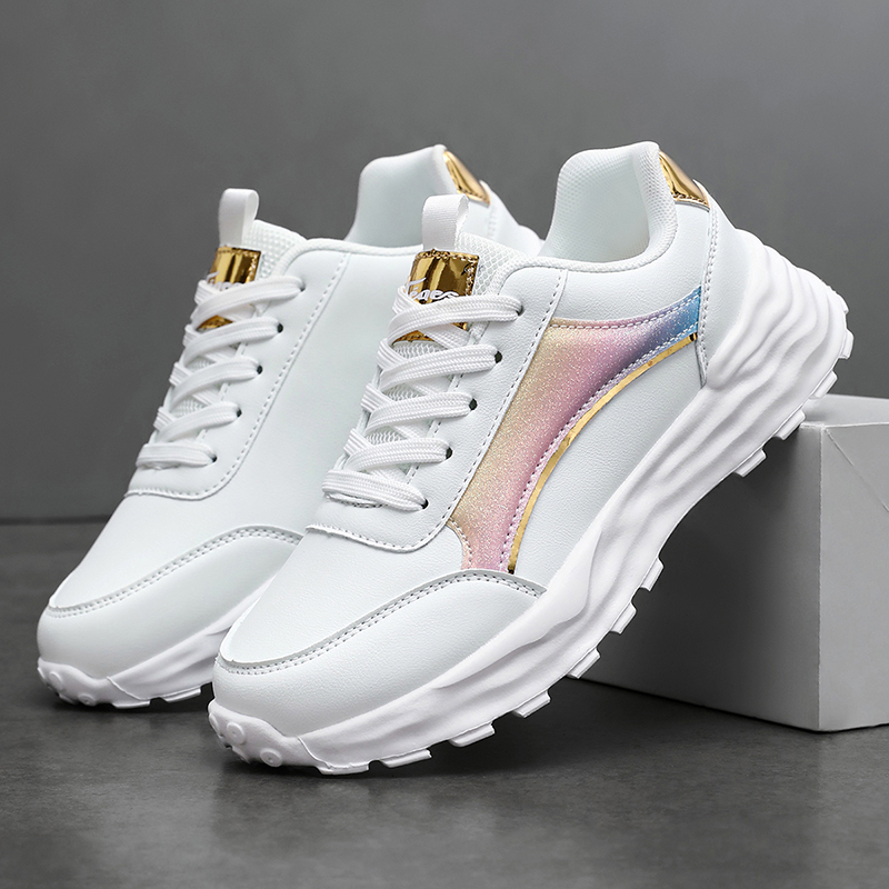 Women's Leather Sports Leisure - đánh giá và giá Running Shoes Lightweight